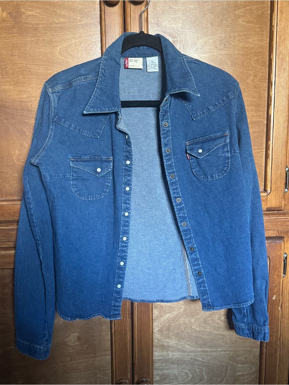 Levi's Blue Denim Jacket with Red Tab Label